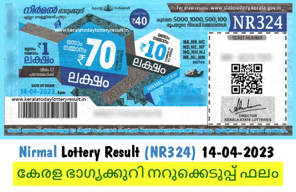 kerala lottery result-nr324